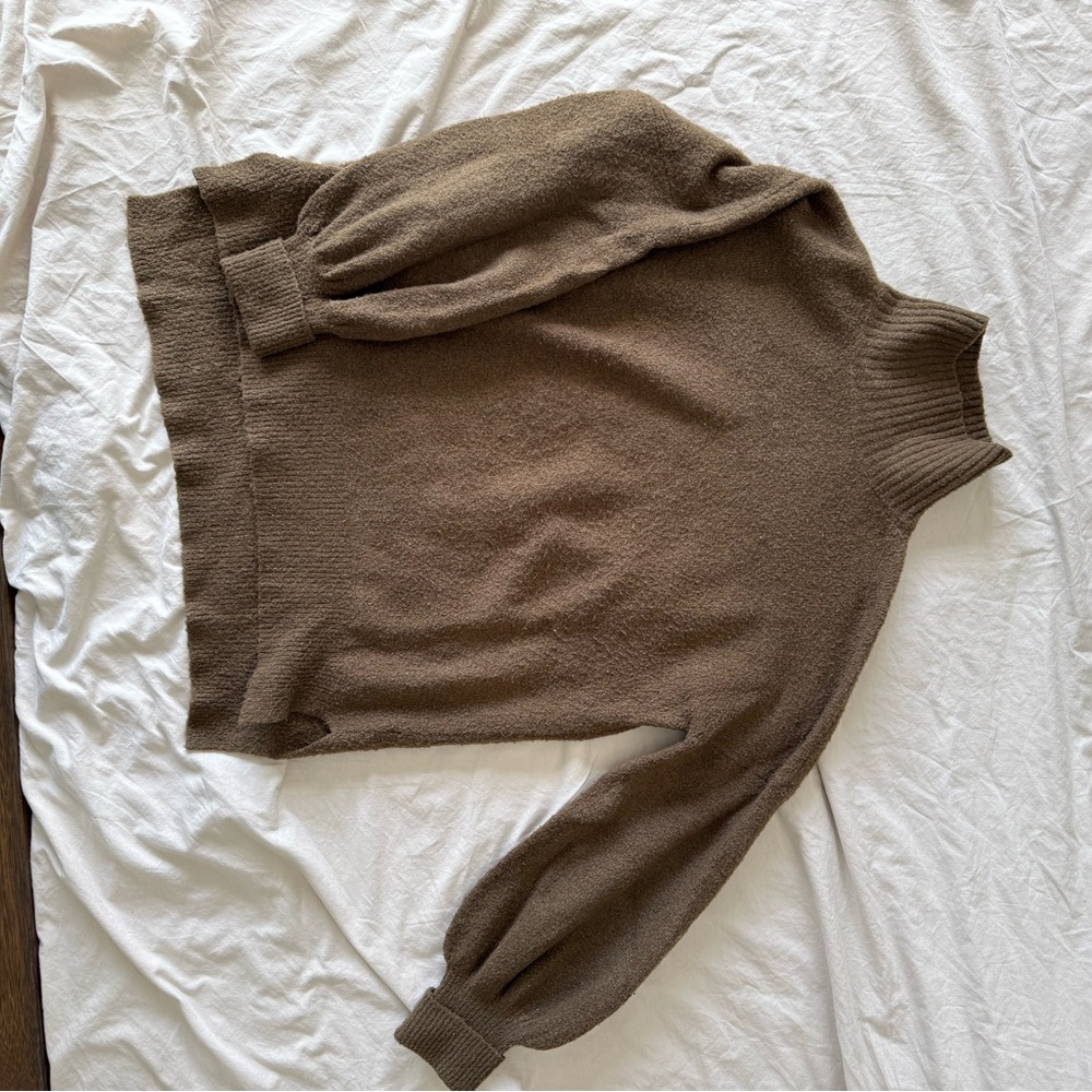 French Connection Brown Turtleneck Sweater